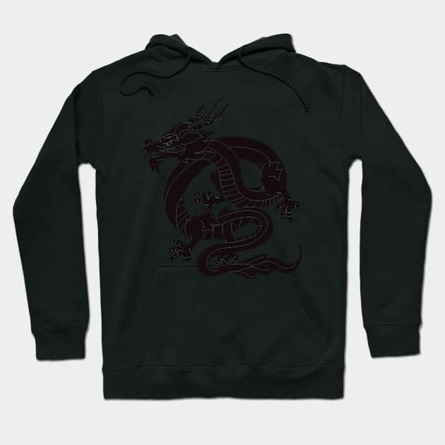 Black Dragon Hoodie by Right-Fit27